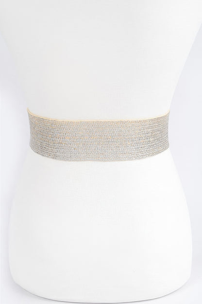 Double Metal Buckle Elastic Belt - Tigbul's Variety Fashion Shop