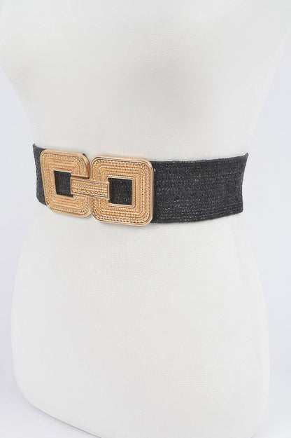 Metal Buckle Stretch Belt - Tigbul's Variety Fashion Shop