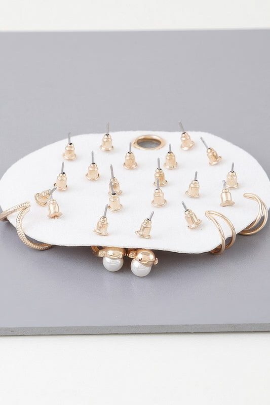Multi Charms Stud Earrings Set - Tigbul's Variety Fashion Shop