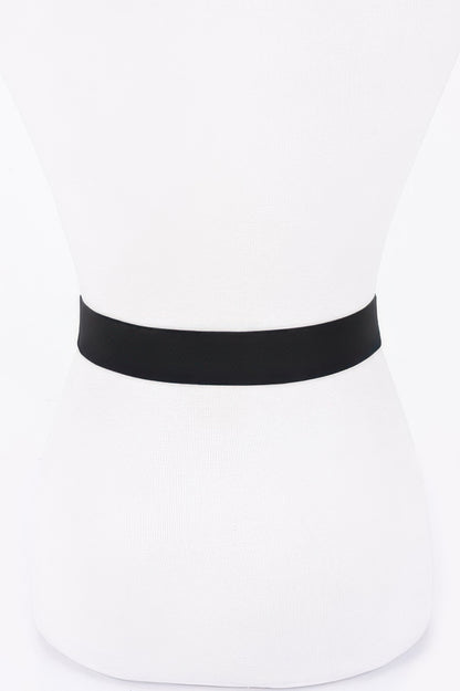 Flower Ribbon Elastic Belt - Tigbul's Variety Fashion Shop