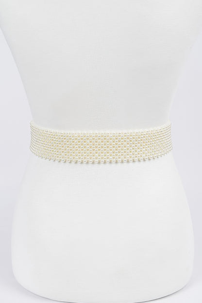 Pearl Beads Belt - Tigbul's Variety Fashion Shop