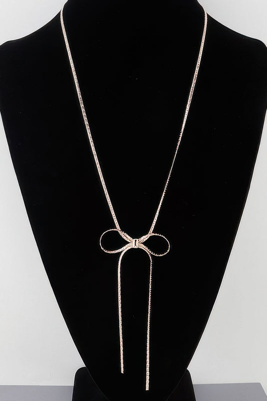 Bow Necklace - Tigbul's Variety Fashion Shop