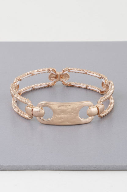 Twisted Plate Cuff Bracelet - Tigbul's Variety Fashion Shop