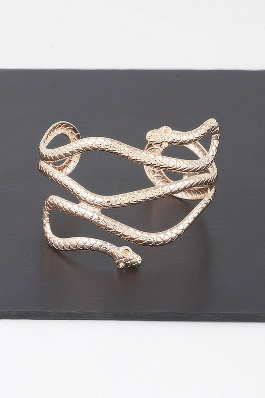 Luxury Snake Wrap Cuff Bracelet - Tigbul's Variety Fashion Shop
