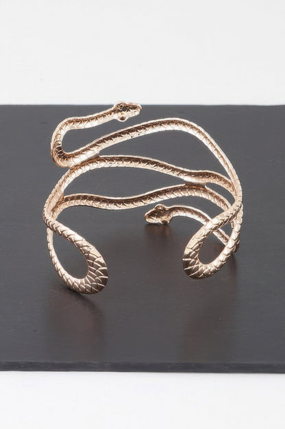 Luxury Snake Wrap Cuff Bracelet - Tigbul's Variety Fashion Shop