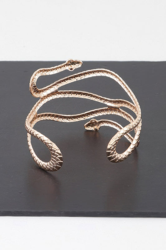 Luxury Snake Wrap Cuff Bracelet - Tigbul's Variety Fashion Shop