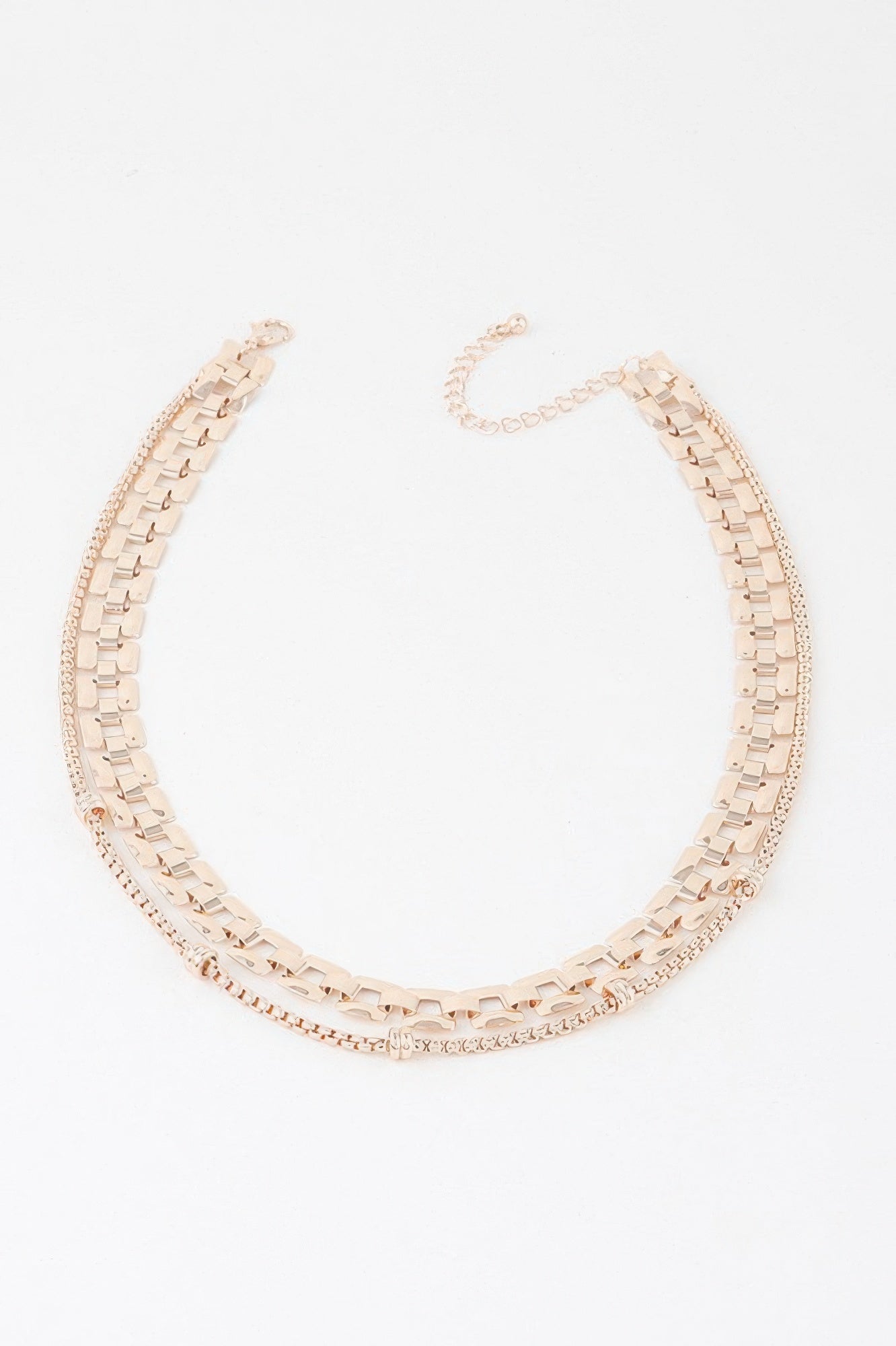 Double Box Chain Necklace - Tigbul's Variety Fashion Shop