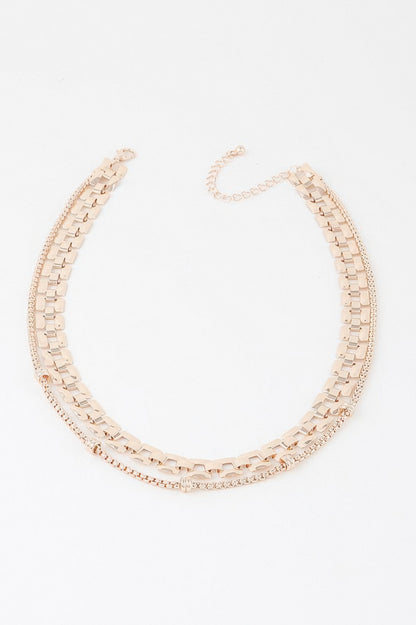 Double Box Chain Necklace - Tigbul's Variety Fashion Shop
