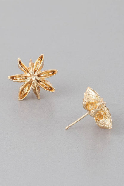 Spice Flower Stud Earrings - Tigbul's Variety Fashion Shop