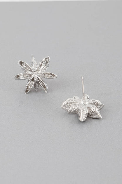 Spice Flower Stud Earrings - Tigbul's Variety Fashion Shop