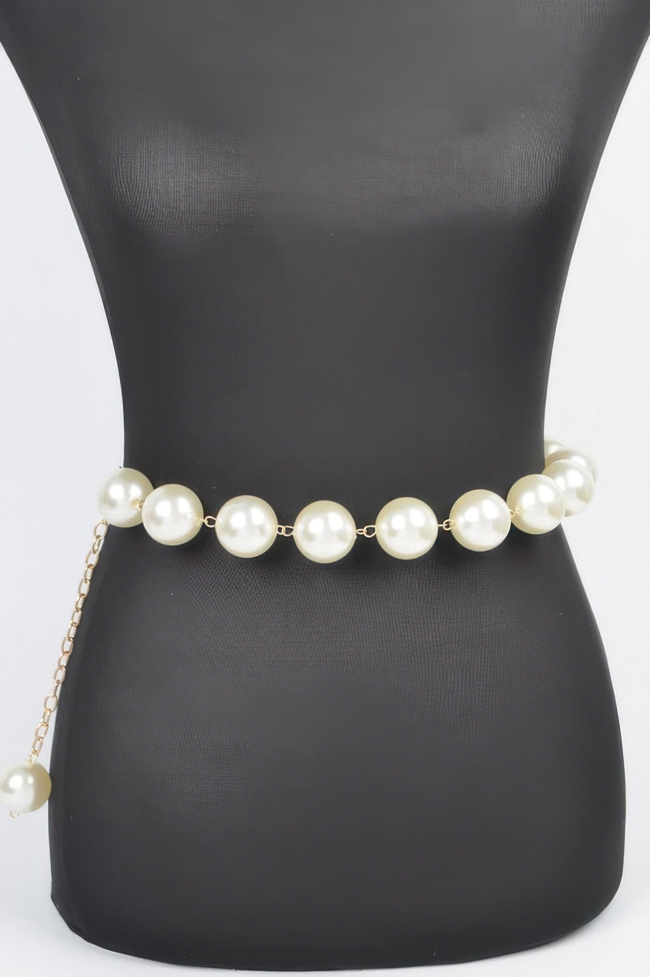 Oversized Pearl Chain Belt - Tigbul's Variety Fashion Shop