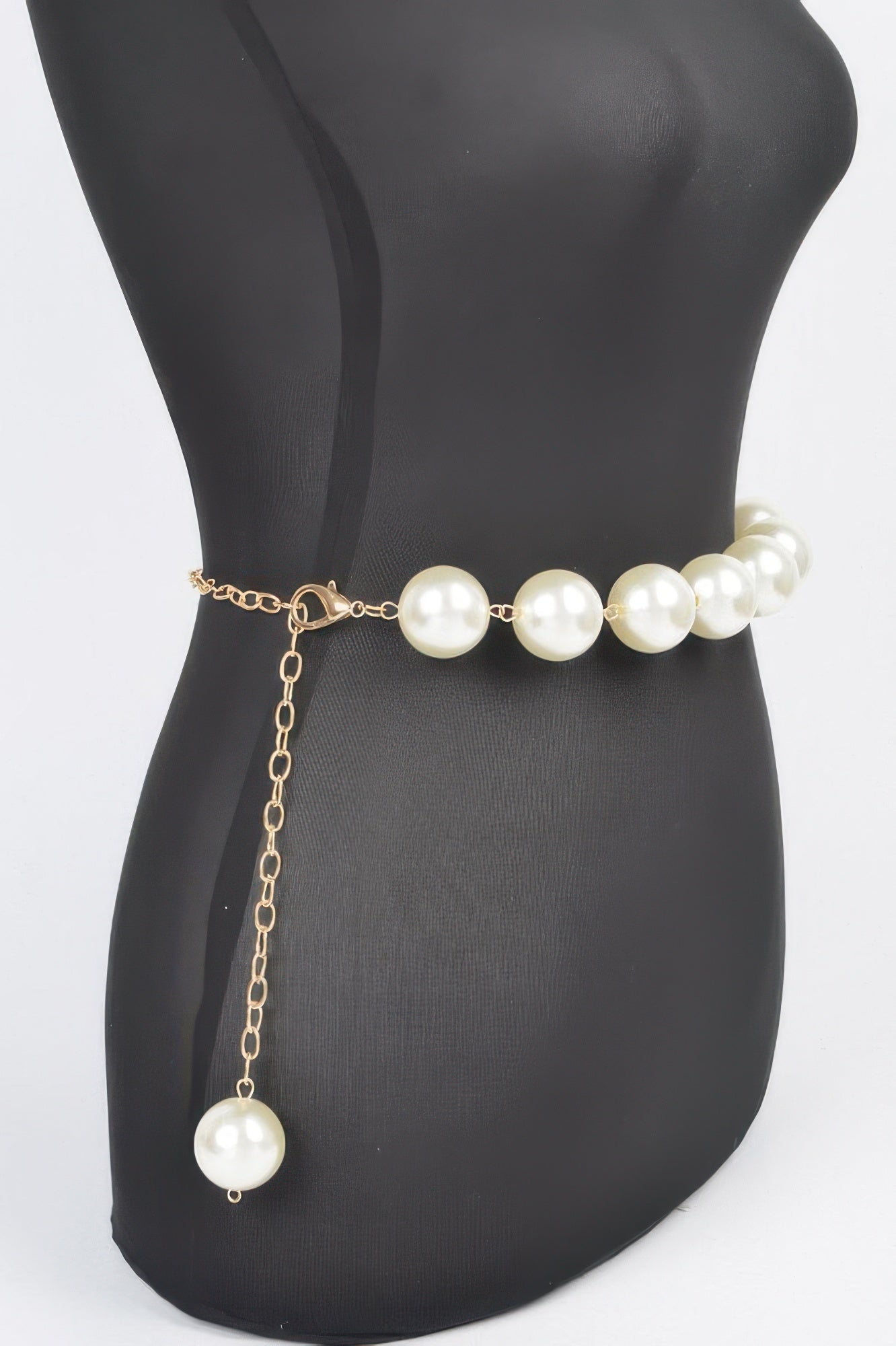 Oversized Pearl Chain Belt - Tigbul's Variety Fashion Shop