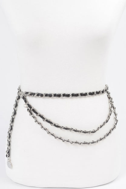 Metal Pu Plus Size Chain Belt - Tigbul's Variety Fashion Shop