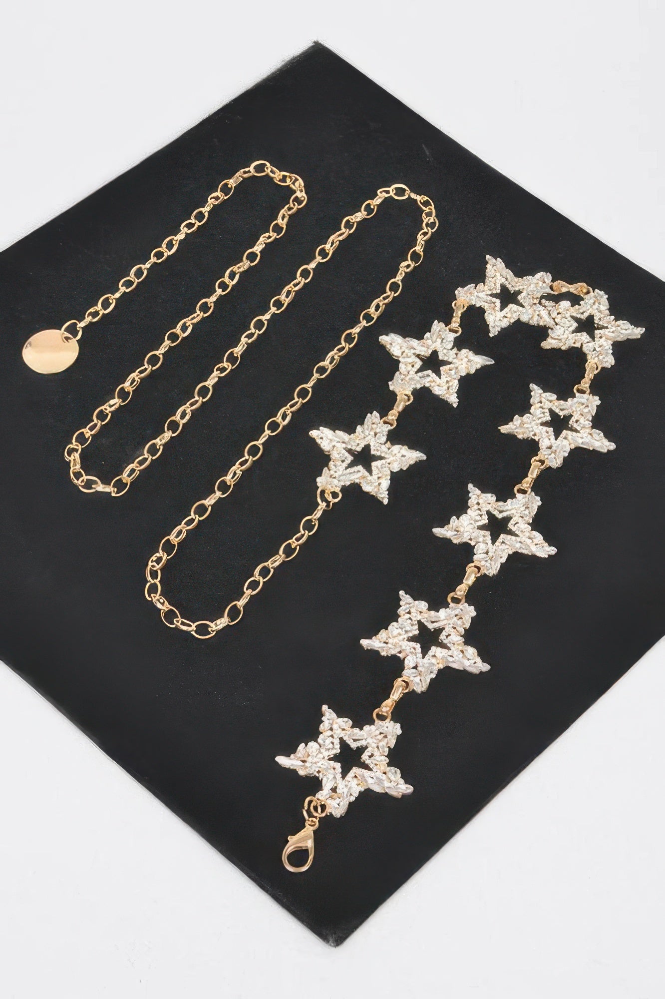 Glass Star Plus Size Chain Belt - Tigbul's Variety Fashion Shop