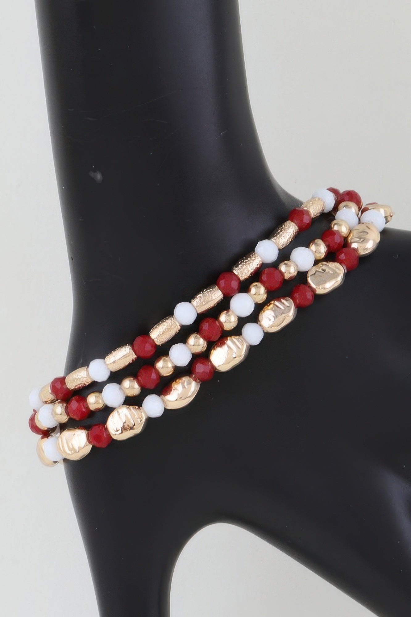 Multi Tone Stone Beaded Bracelet - Tigbul's Variety Fashion Shop