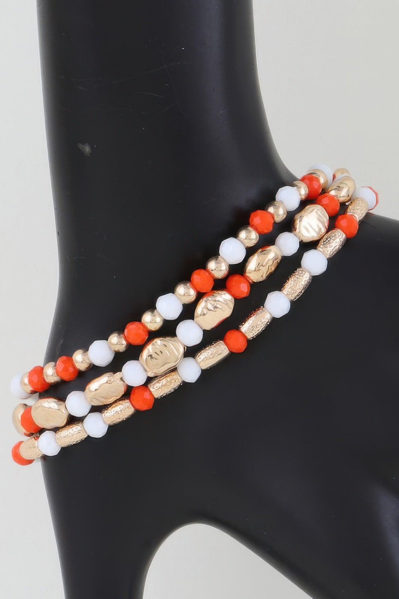 Multi Tone Stone Beaded Bracelet - Tigbul's Variety Fashion Shop