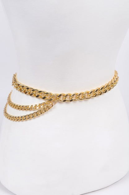 Layered Chain Belt - Tigbul's Variety Fashion Shop