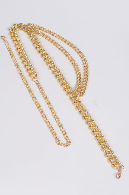 Layered Chain Belt - Tigbul's Variety Fashion Shop