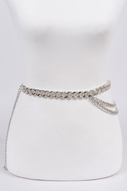 Layered Chain Belt - Tigbul's Variety Fashion Shop