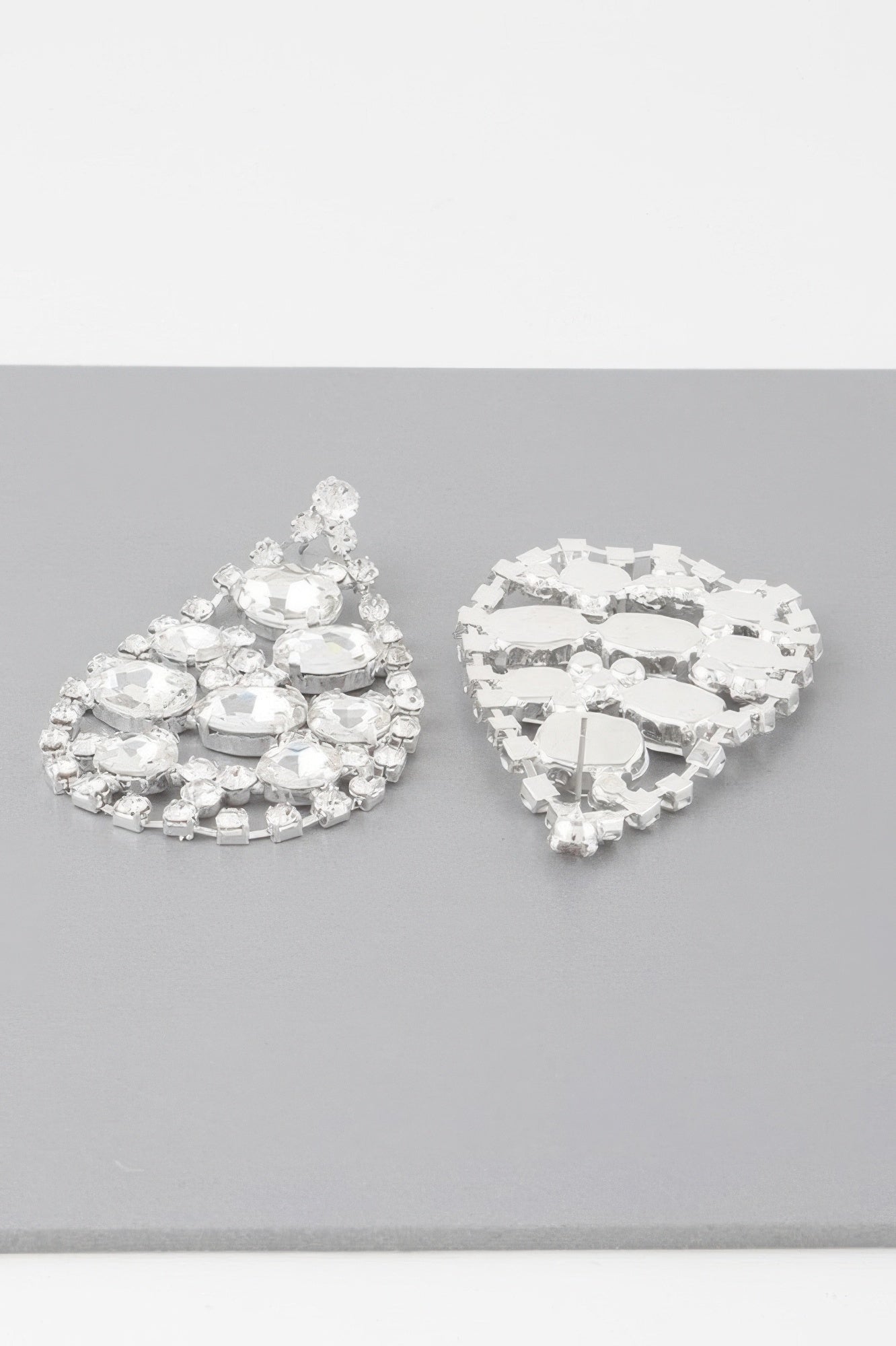 Rhinestone Tear Drop Earrings - Tigbul's Variety Fashion Shop