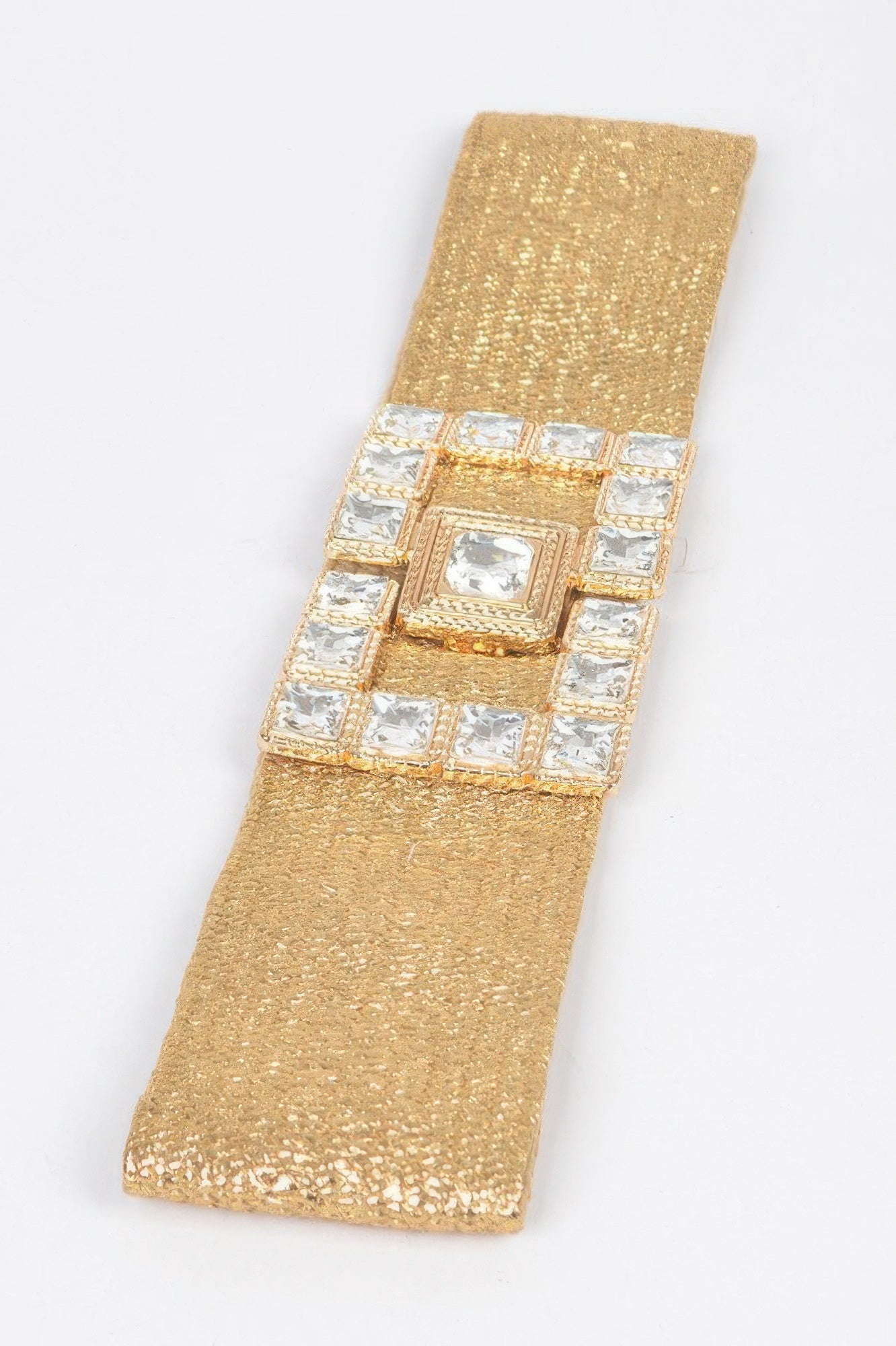 Stone Buckle Elastic Faux Straw Belt - Tigbul's Variety Fashion Shop