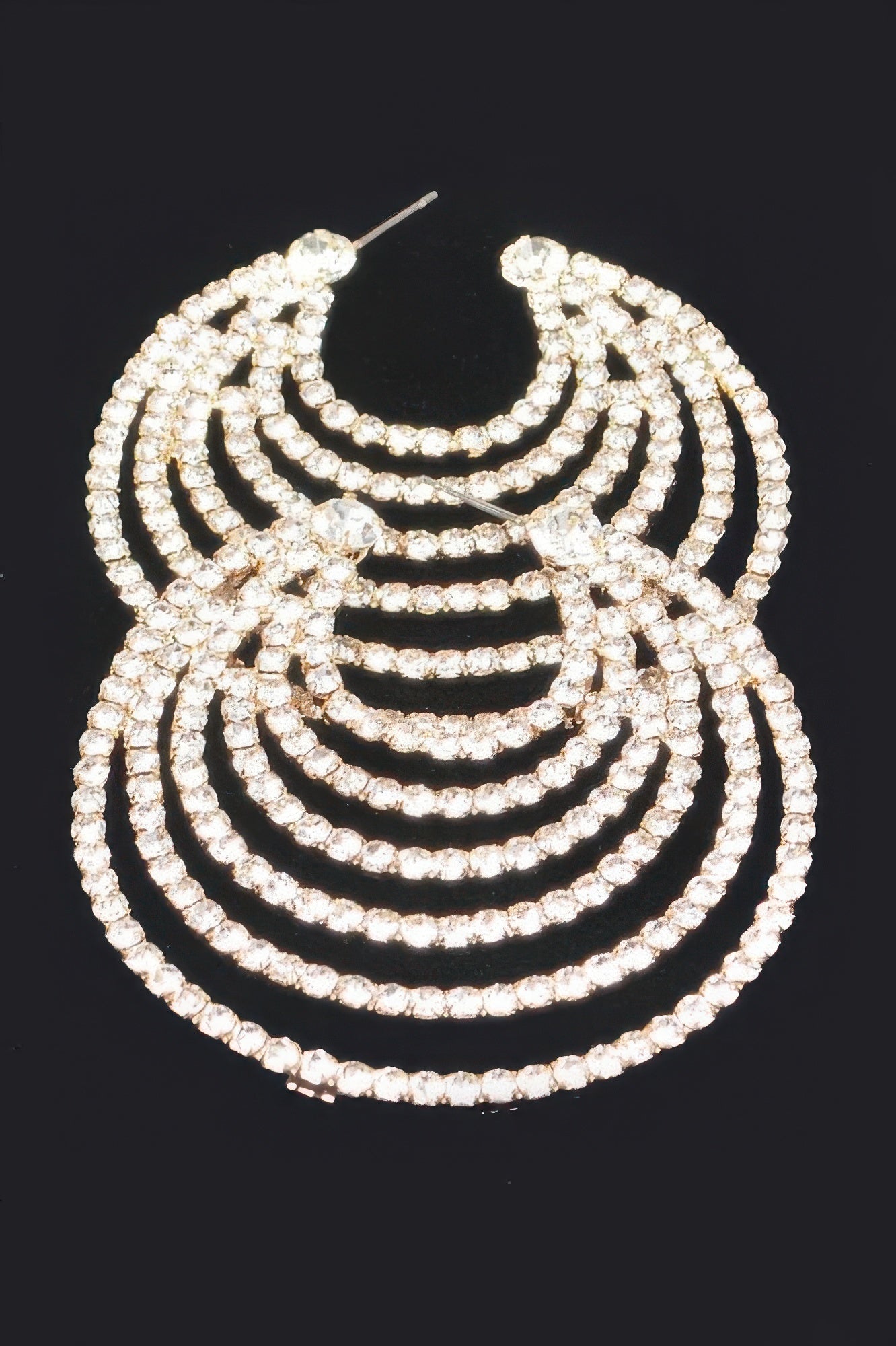 Rhinestone Earring - Tigbul's Variety Fashion Shop