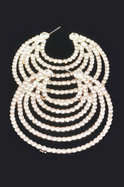 Rhinestone Earring - Tigbul's Variety Fashion Shop