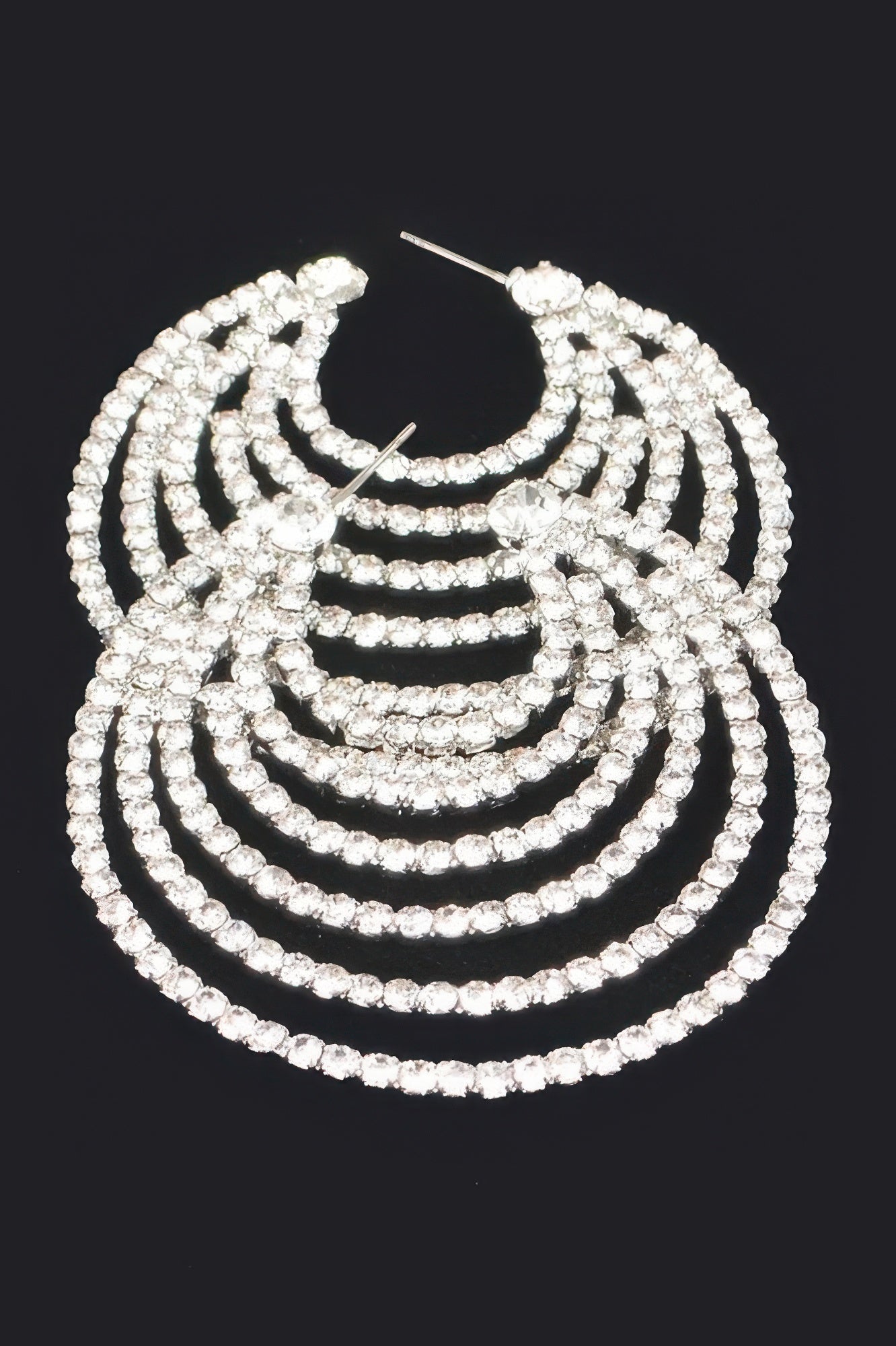 Rhinestone Earring - Tigbul's Variety Fashion Shop