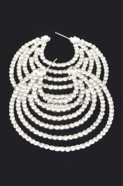 Rhinestone Earring - Tigbul's Variety Fashion Shop