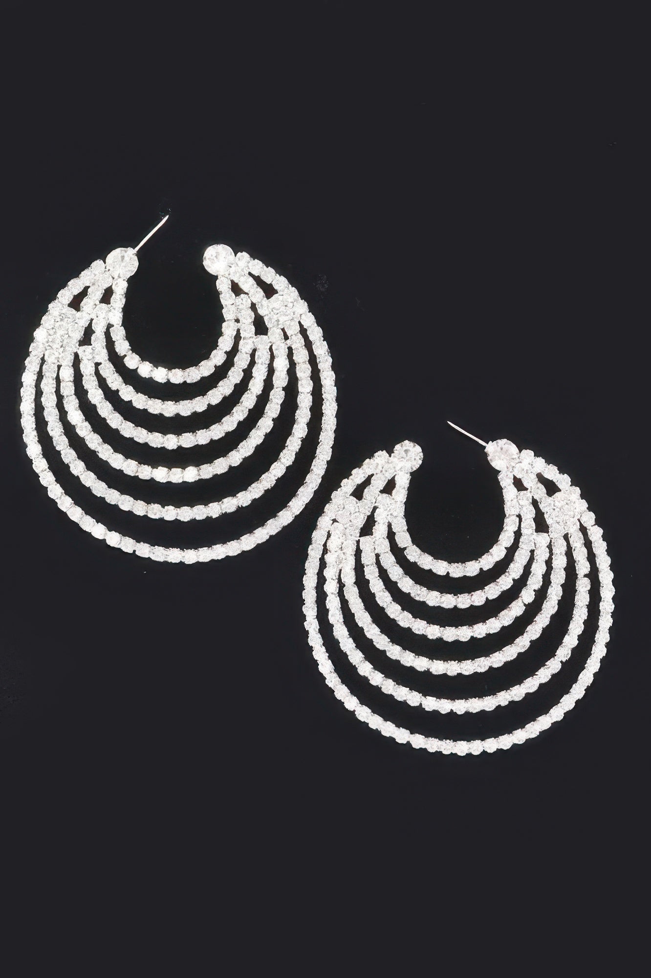Rhinestone Earring - Tigbul's Variety Fashion Shop