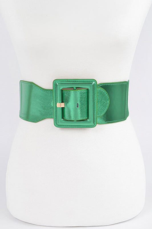Metallic Elastic Belt - Tigbul's Variety Fashion Shop
