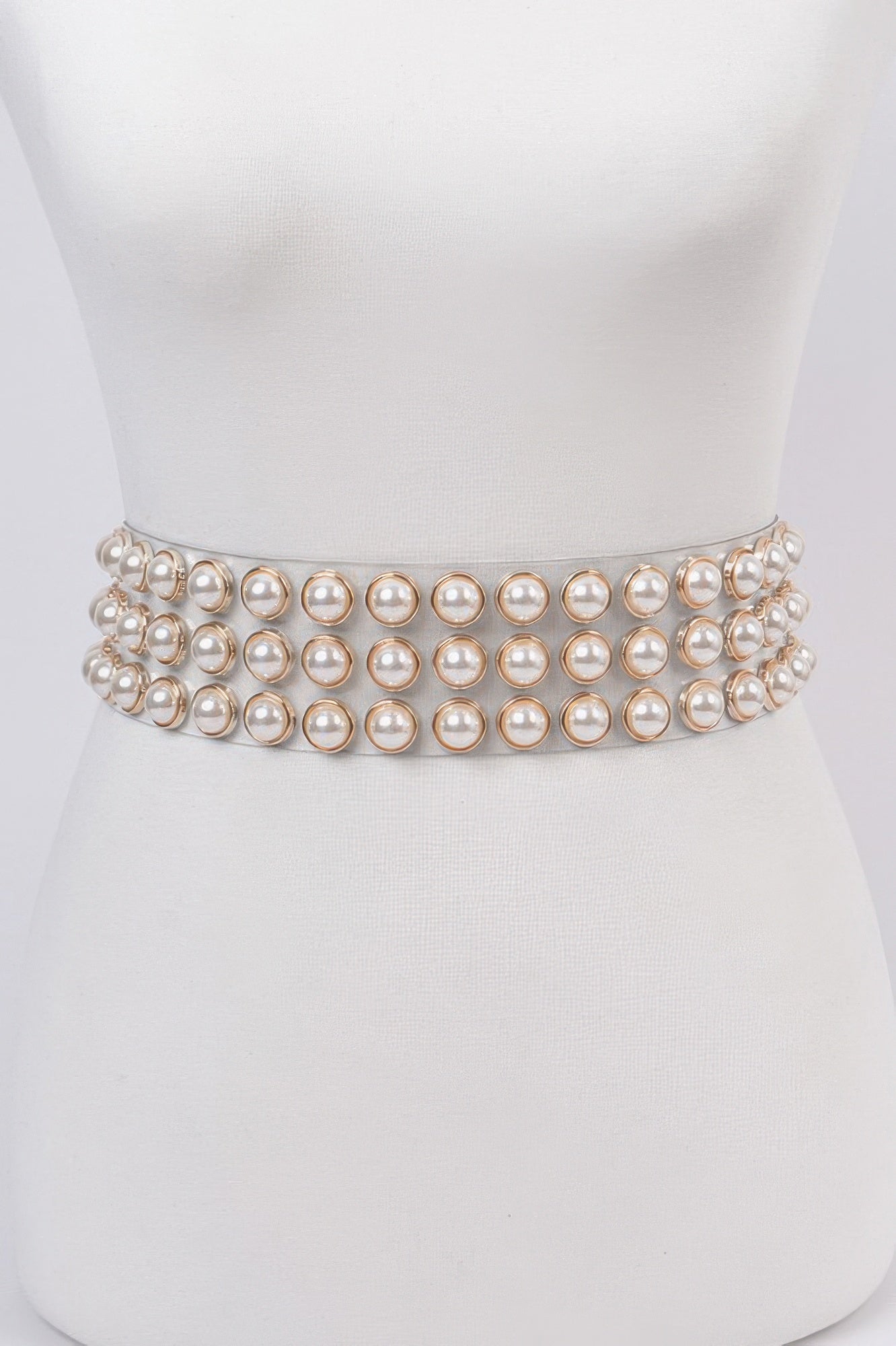 Pearl See Through Belt - Tigbul's Variety Fashion Shop
