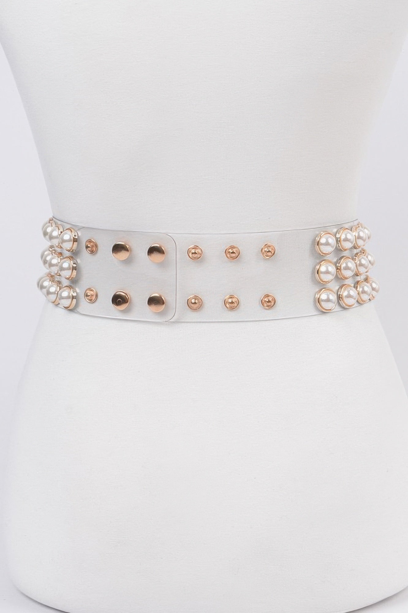 Pearl See Through Belt - Tigbul's Variety Fashion Shop