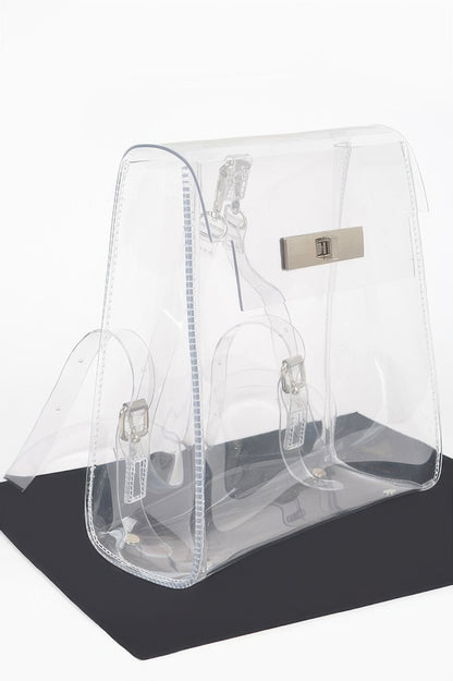 Trend Clear Backpack - Tigbul's Variety Fashion Shop