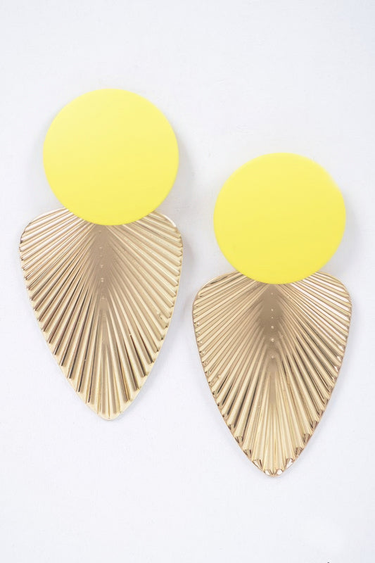 Geometric Shape Dangle Earrings 3" | Tigbuls Variety Fashion