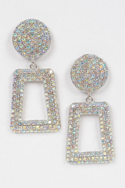 Glittered Beads Drop Earrings - Tigbul's Variety Fashion Shop
