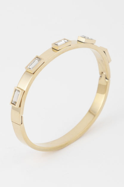 Multi Crystal Clasp Bracelet - Tigbul's Variety Fashion Shop