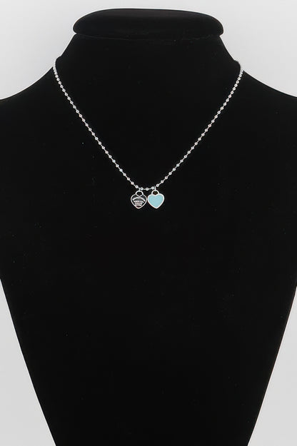 Elegant Heart Shap Pendant Necklace - Tigbul's Variety Fashion Shop