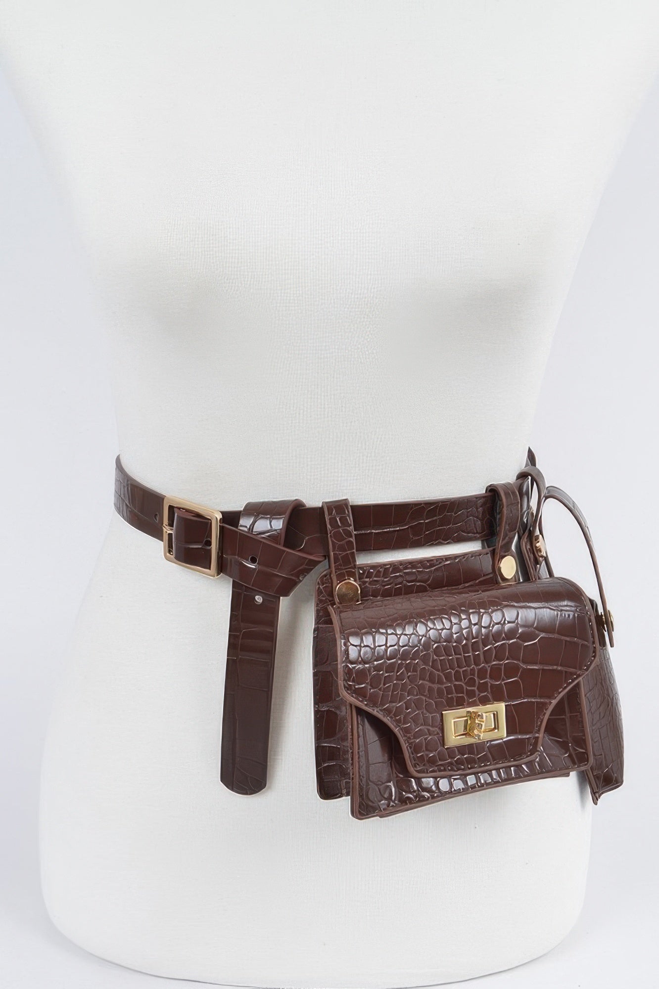 Double Mini Belt Bag - Tigbul's Variety Fashion Shop
