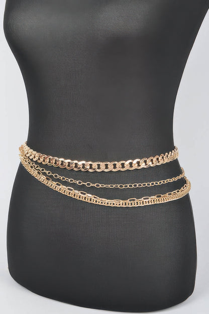 Iconic Layer Chain Belt - Tigbul's Variety Fashion Shop