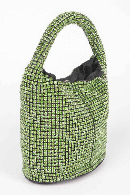 Oversized Stone Small Bucket Bag - Tigbul's Variety Fashion Shop