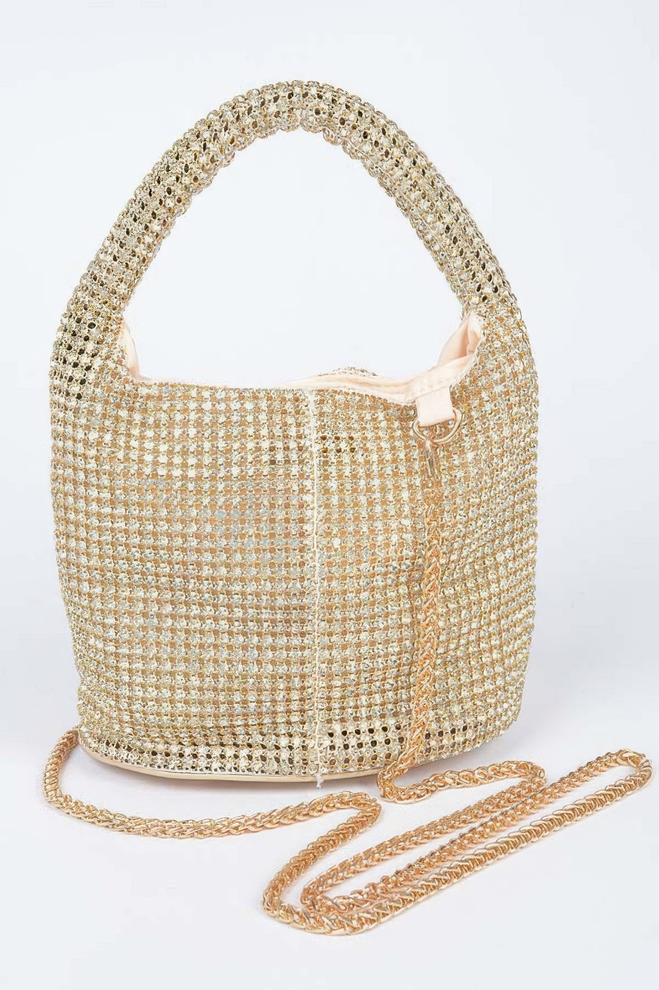 Oversized Stone Small Bucket Bag - Tigbul's Variety Fashion Shop