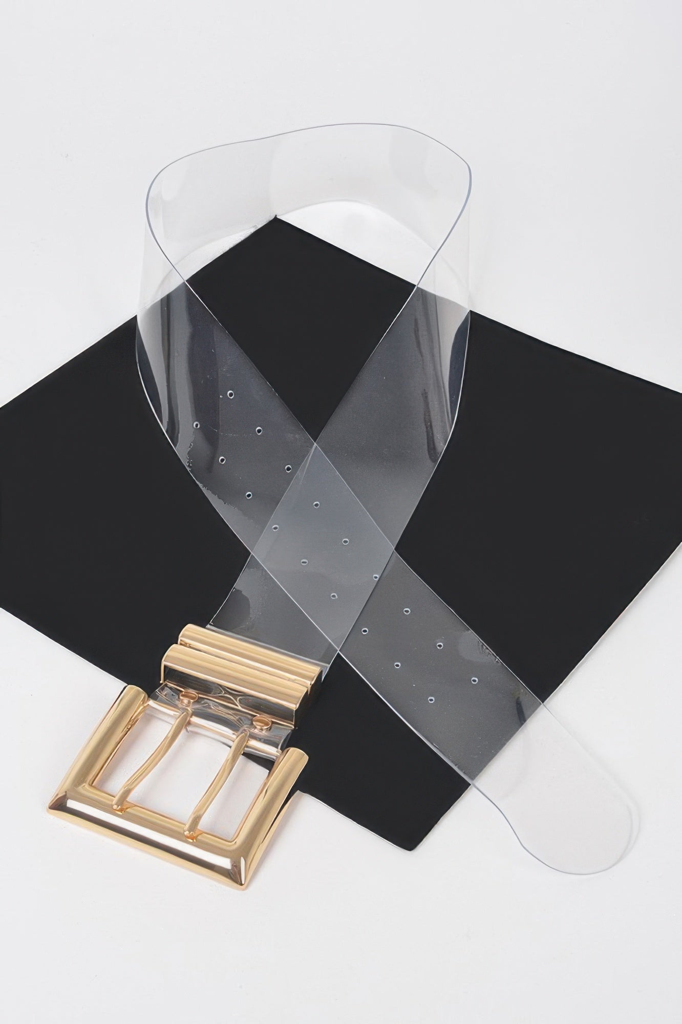 Metal Buckle Transparent Belt - Tigbul's Variety Fashion Shop