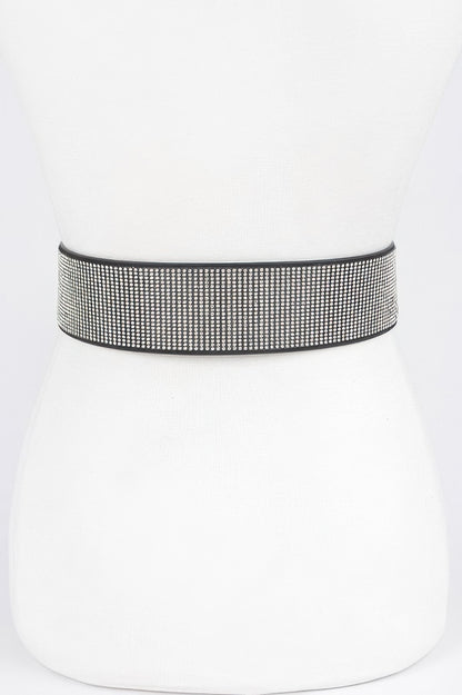 Rhinestone Hot Fix Belt - Tigbul's Variety Fashion Shop
