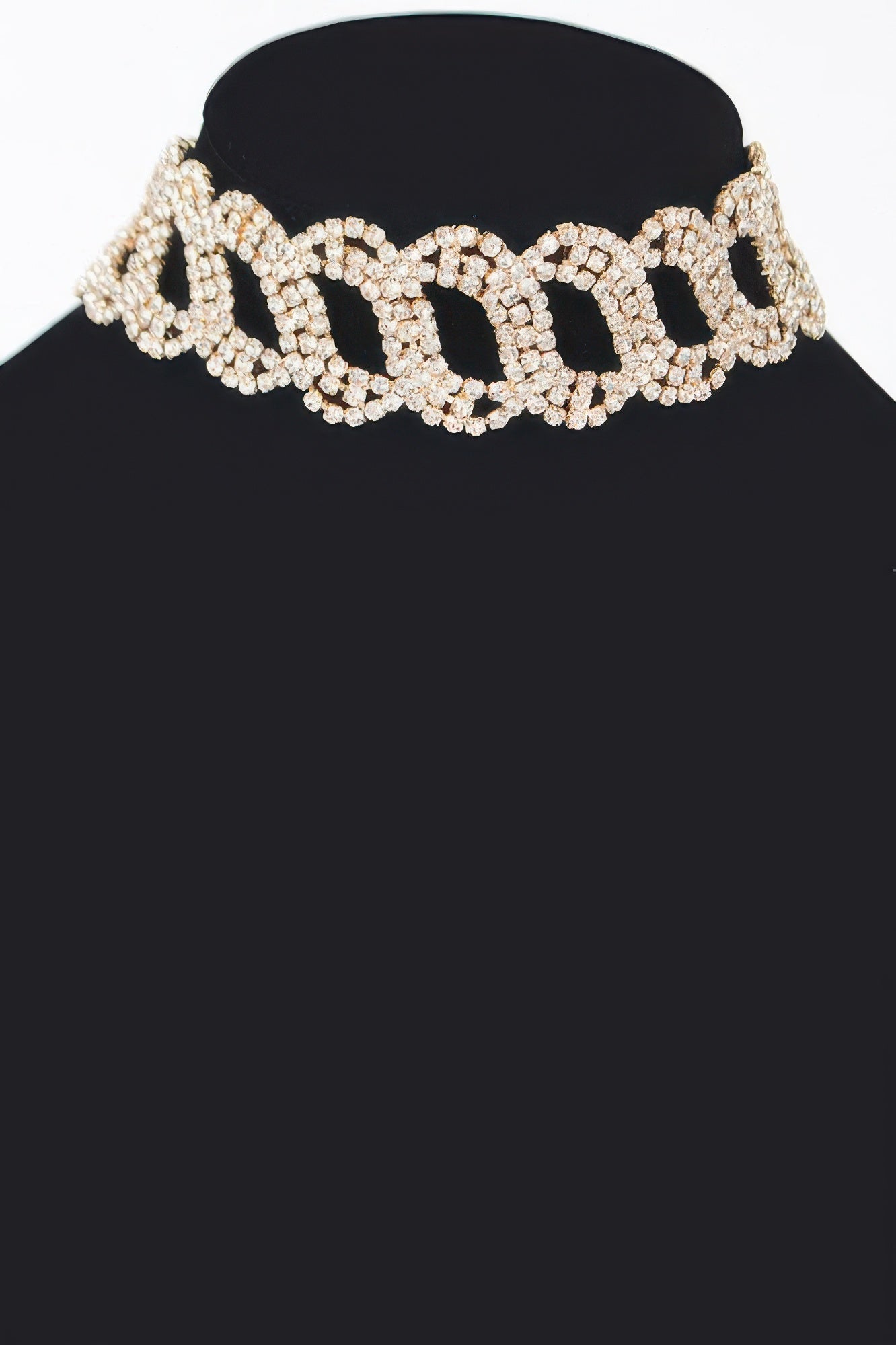 Rhinestone Chain Choker - Tigbul's Variety Fashion Shop