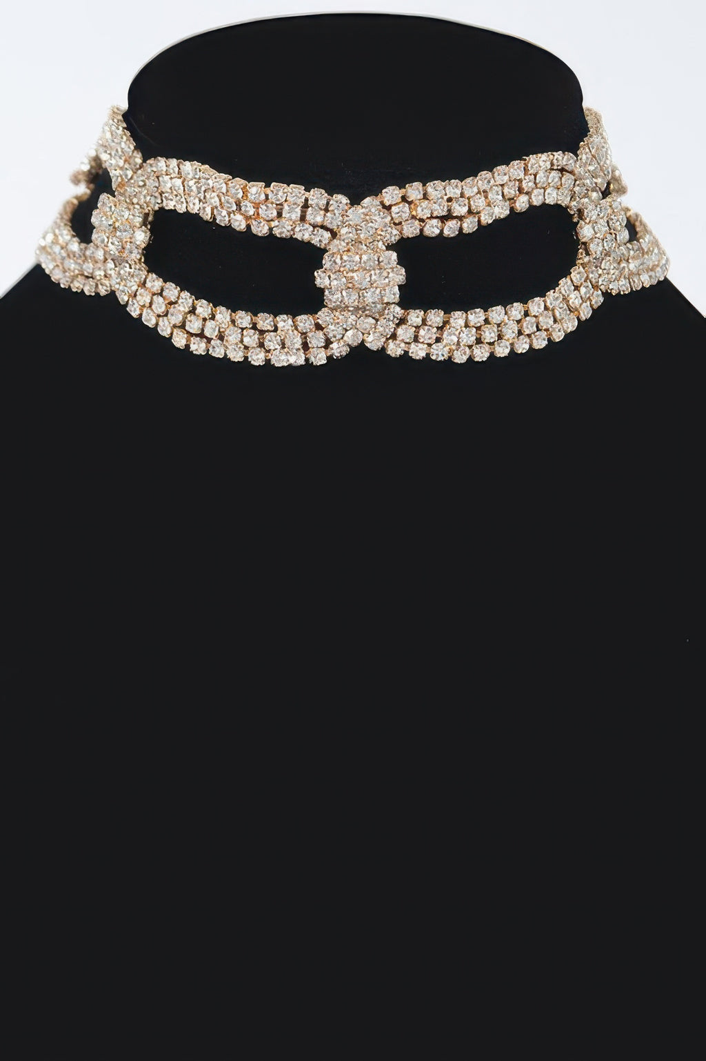 Rhinestone Chain Choker - Tigbul's Variety Fashion Shop