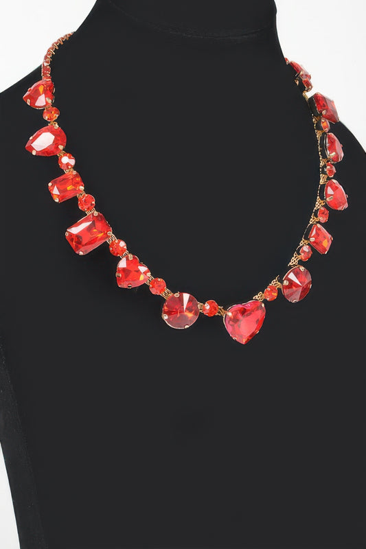 Stone Earring And Necklace Set - Tigbul's Variety Fashion Shop