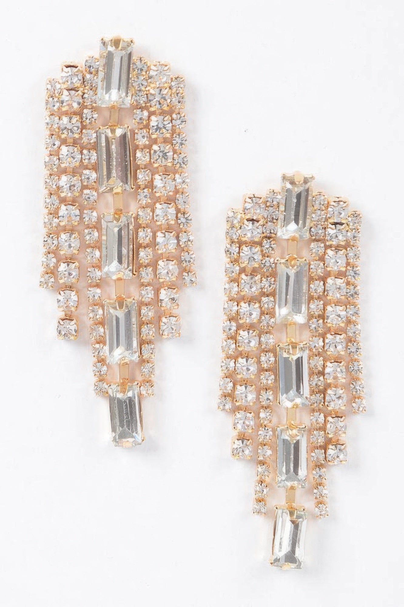 Multi Shape Rhinestone Earring - Tigbul's Variety Fashion Shop