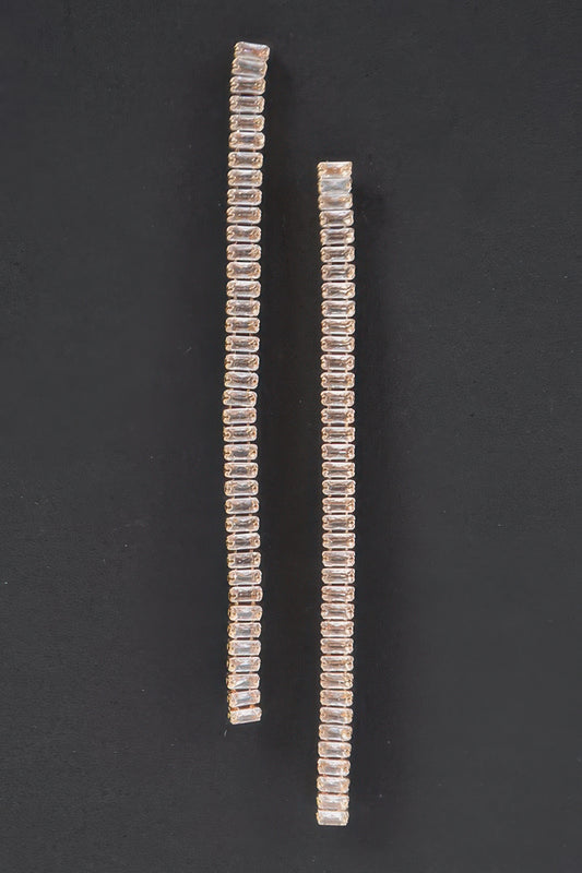 Rhinestone Drop Earrings - Tigbul's Variety Fashion Shop