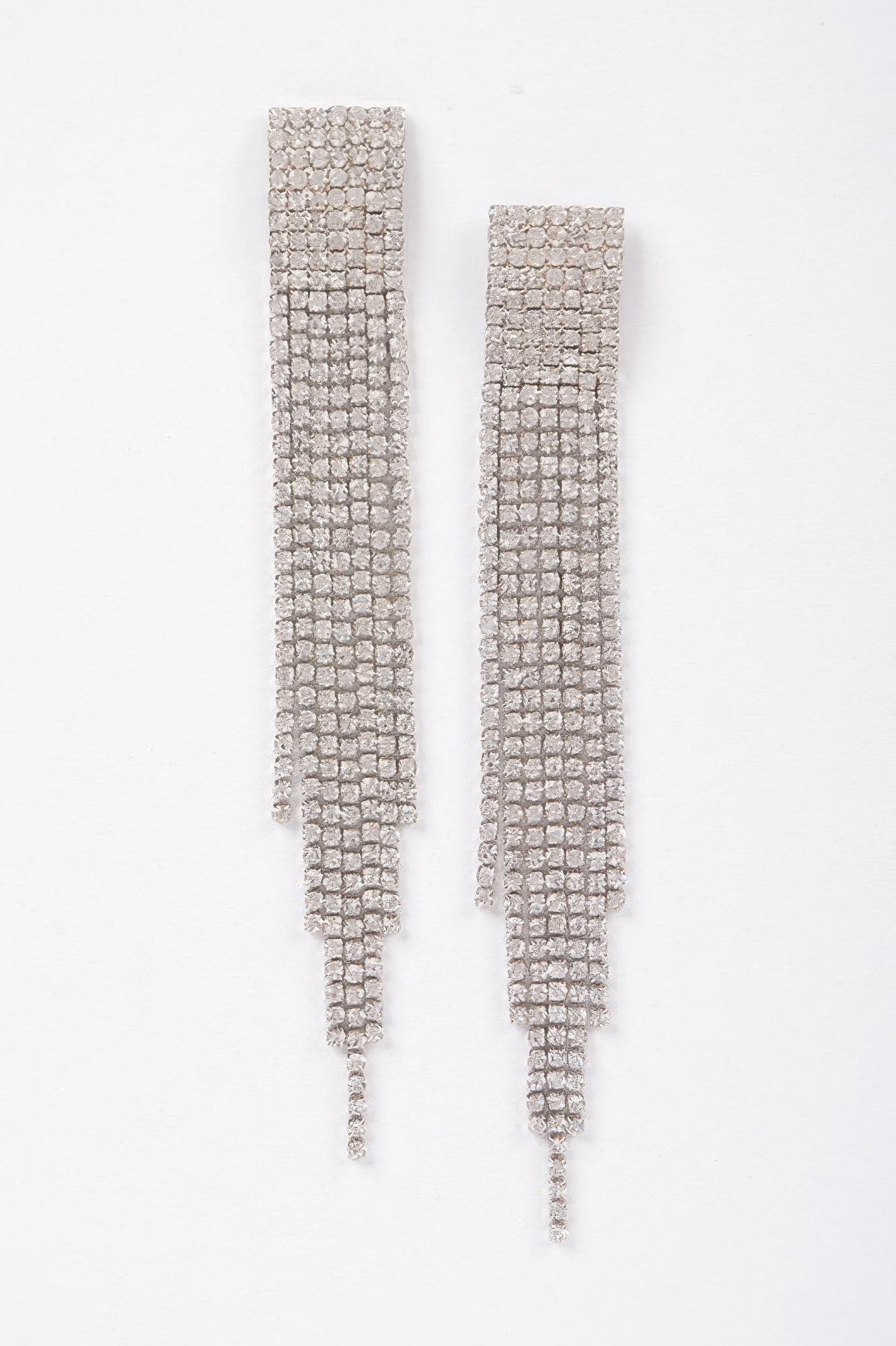 Formal Rhinestone Unique Design Earrings - Tigbul's Variety Fashion Shop